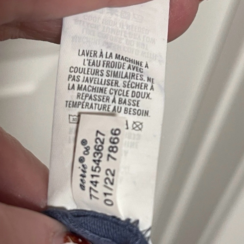 Aerie Blue Kick-It Ribbed High Waisted Super Flare Pull On Pants Small Petite - Picture 6 of 9